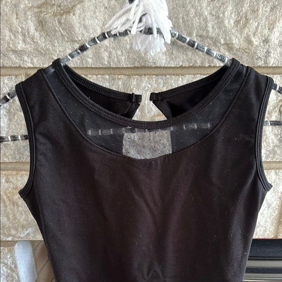 Black Mesh Neckline Sleeveless Bodysuit Girls 3XL - Picture 2 of 6